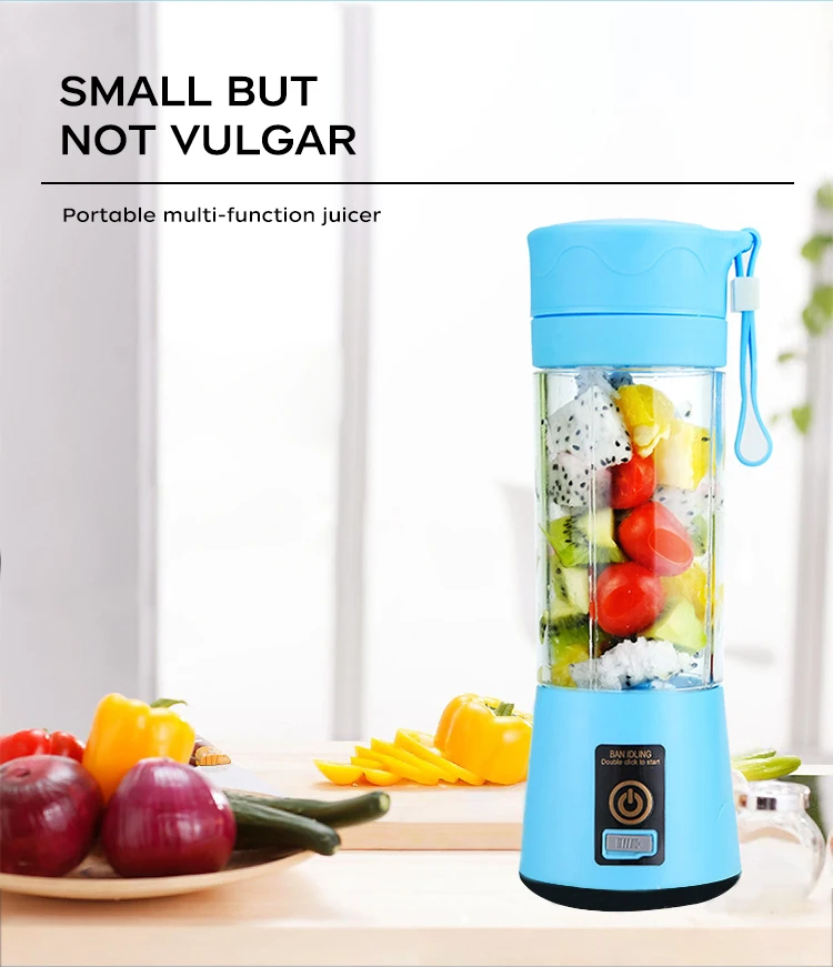 Title 6, Portable Electric Juicer Usb Charging Fruit Ora...