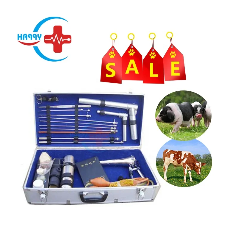 Hc-r085 Veterinary Portable Ai Kits Cattle Cow Sheep Big Animal Goat ...