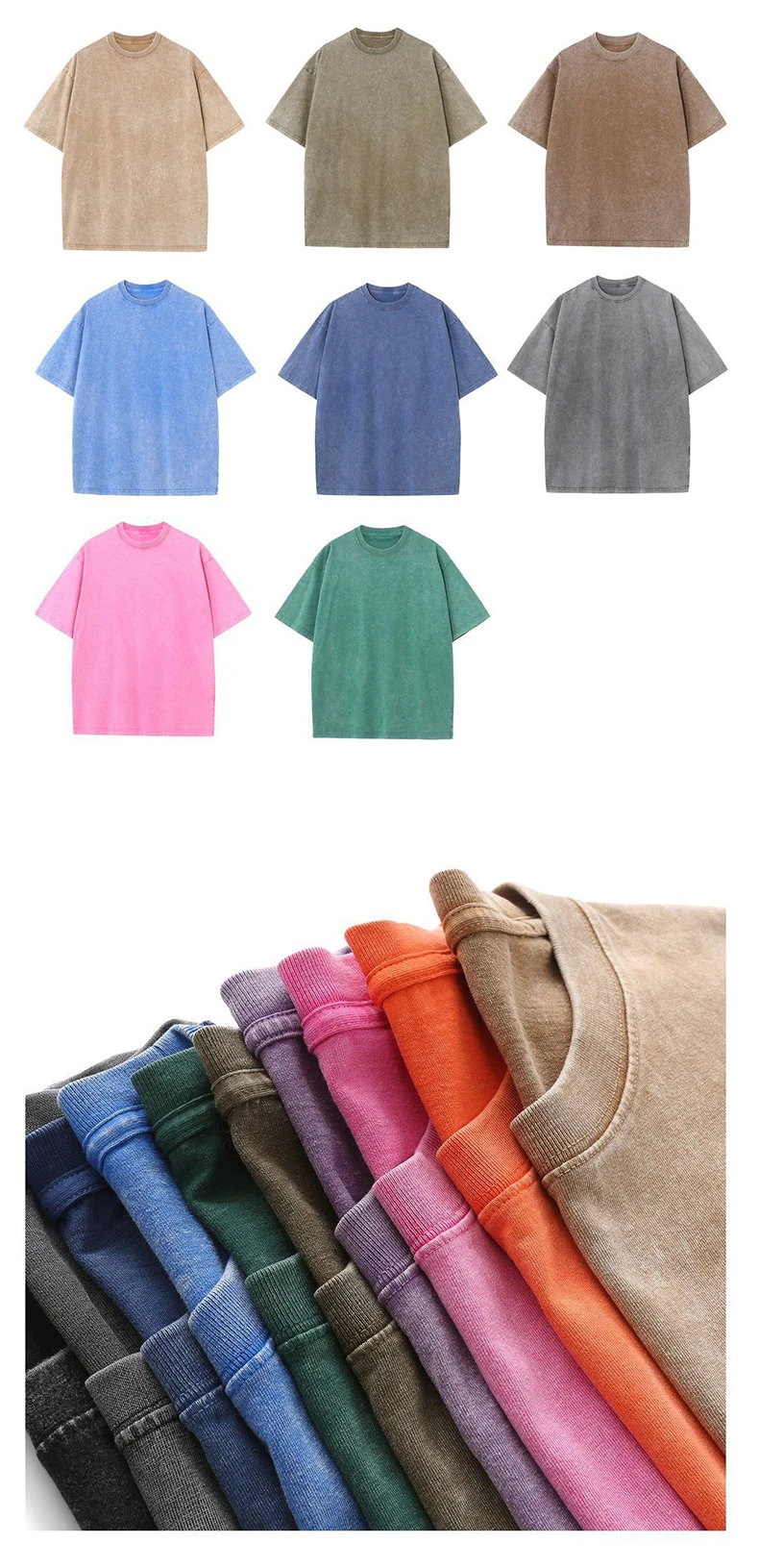 Acid Washed Grey Logo Tee main image 0
