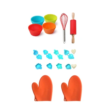 20pcs Funny Kid's Cookie Cutters Pie Mold Dumpling Make and Baking Tools Set