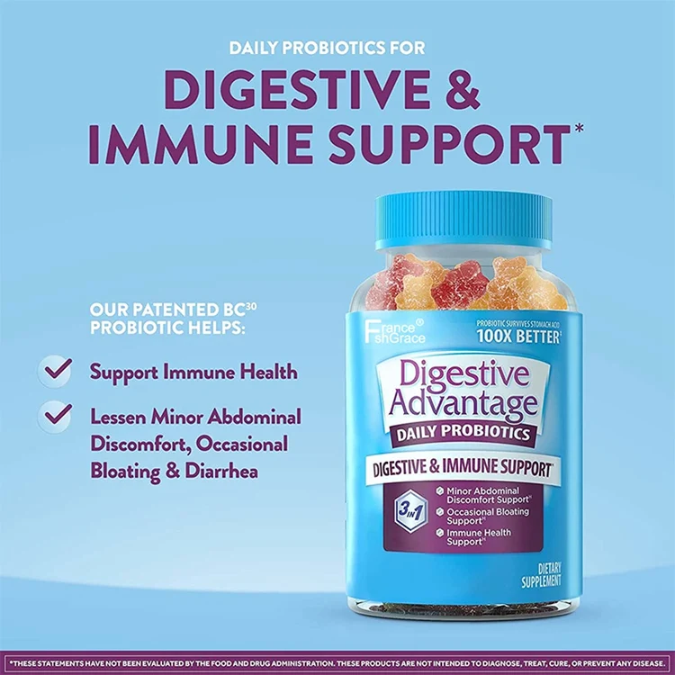 36 Gummies Digestive Dietary Supplement Digestive Immune Minor Abdominal Discomfort Immune Health Support