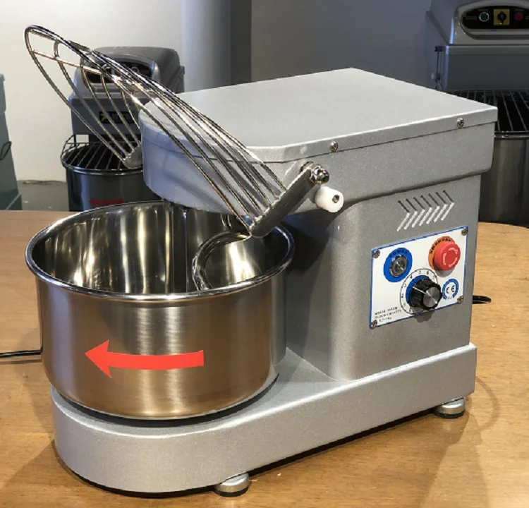 Haushold Bread Making Machine Tabletop Dough Kneading Machine 7l Bread Spiral Mixer Maquinas Para Panaderia Baking Equipment