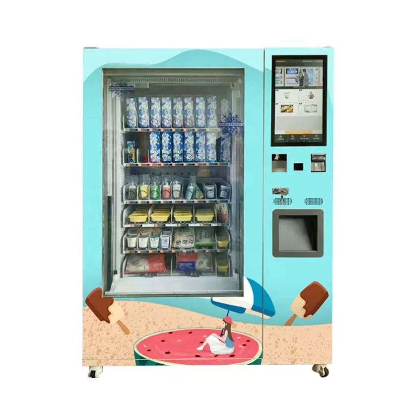 Mobile Charger Vending Machine Combo Visa Coffee and Tea Belt Vending Machine