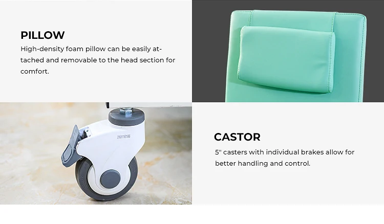 Movable Medical 3 Position Manual Blood Donor Collecting Chair Ecommic Dialysis Chair