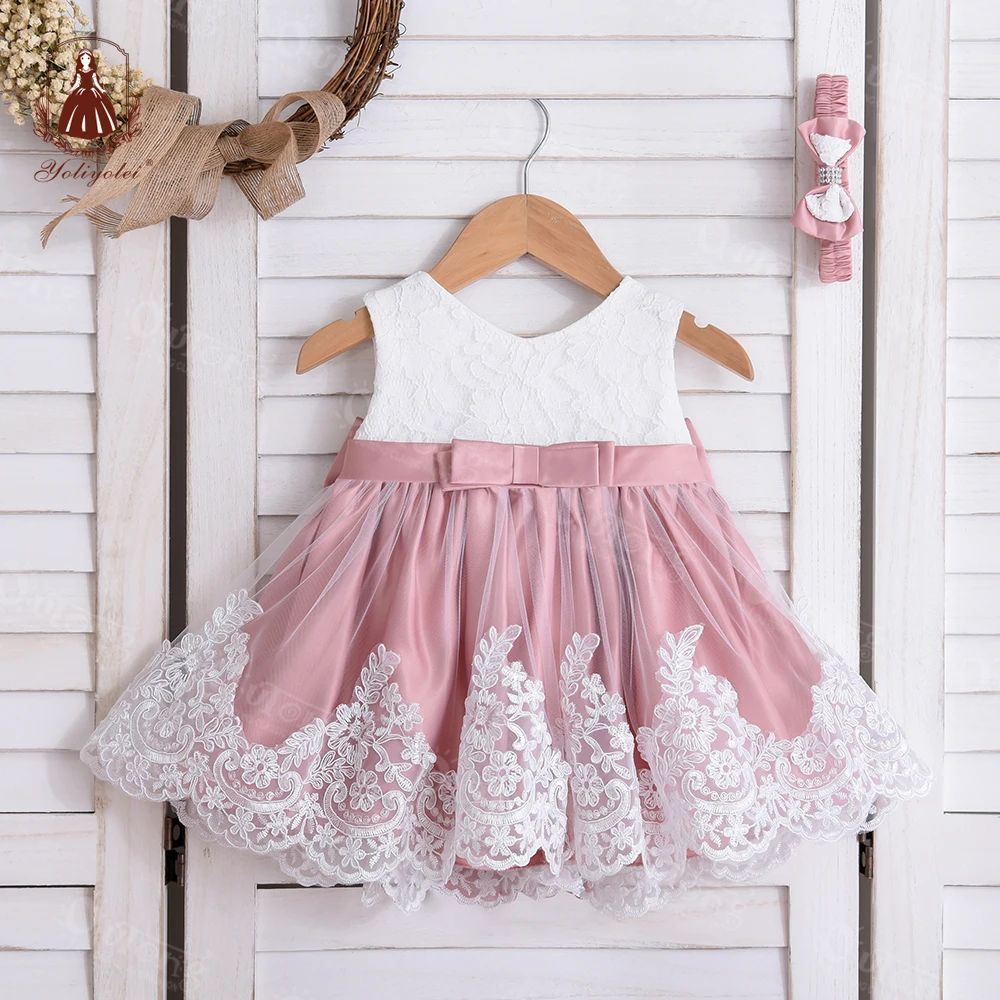 Wholesale Kids Dresses Girl Party Wear Western Baby Girl Party Dress for  Years Old Children Lace Baby Girl Birthday Dress