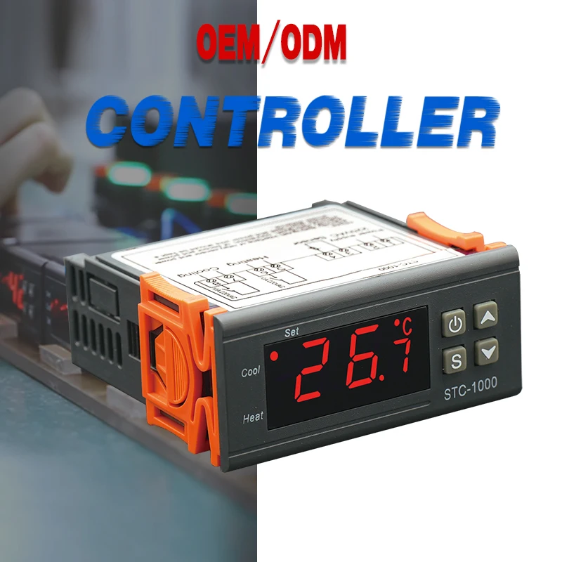 220v Lcd Regulator Led Temperature Controller Incubator STC-1000 Digital Thermostat for Cold Room Condenser Refrigeration Parts