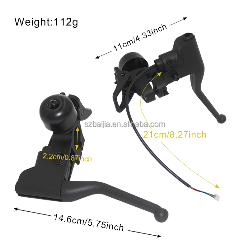 MI 4 PRO Brake Handle Replacement for xiaomi 4 pro Kick Scooter Parts Accessories with Bell