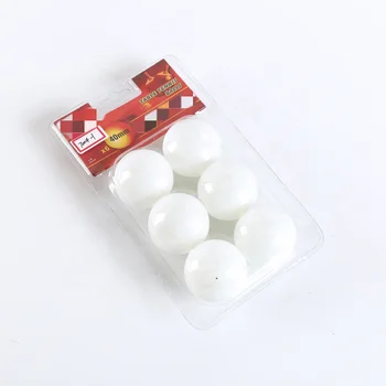 Customized Packing PingPong Balls in a Paper Card+Blister Case