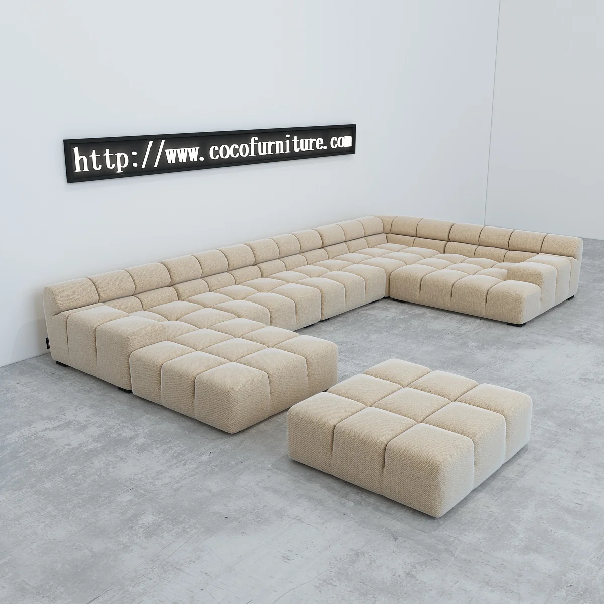 Modular U Shape Fabric Sofa B&b Tufty Time Fabric Sectional Sofa Nordic ...