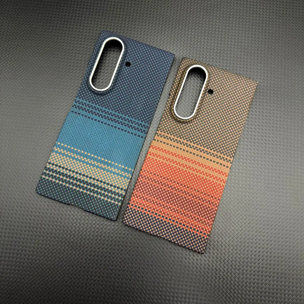 product laudtec customized carbon fiber phone case strong magnetic shockproof back cover luxury for samsung galaxy zflip7 fold 7 sjk1086-4
