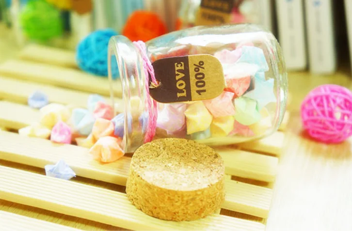 Wholesale 50ml 100ml 150ml 200ml Mini Yogurt 7 oz Wooden Spoon of clear Pudding Jar Glass Yogurt Jar With Cork Lids
