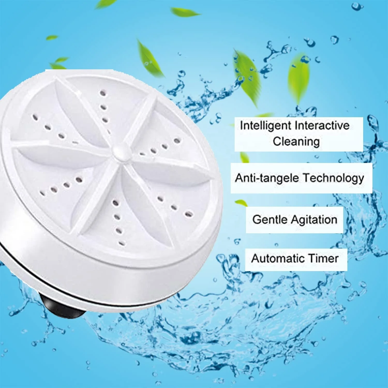 3 in 1 Ultrasonic Automatic Portable Shoe Underwear Washer Mini Washing Machine for Socks