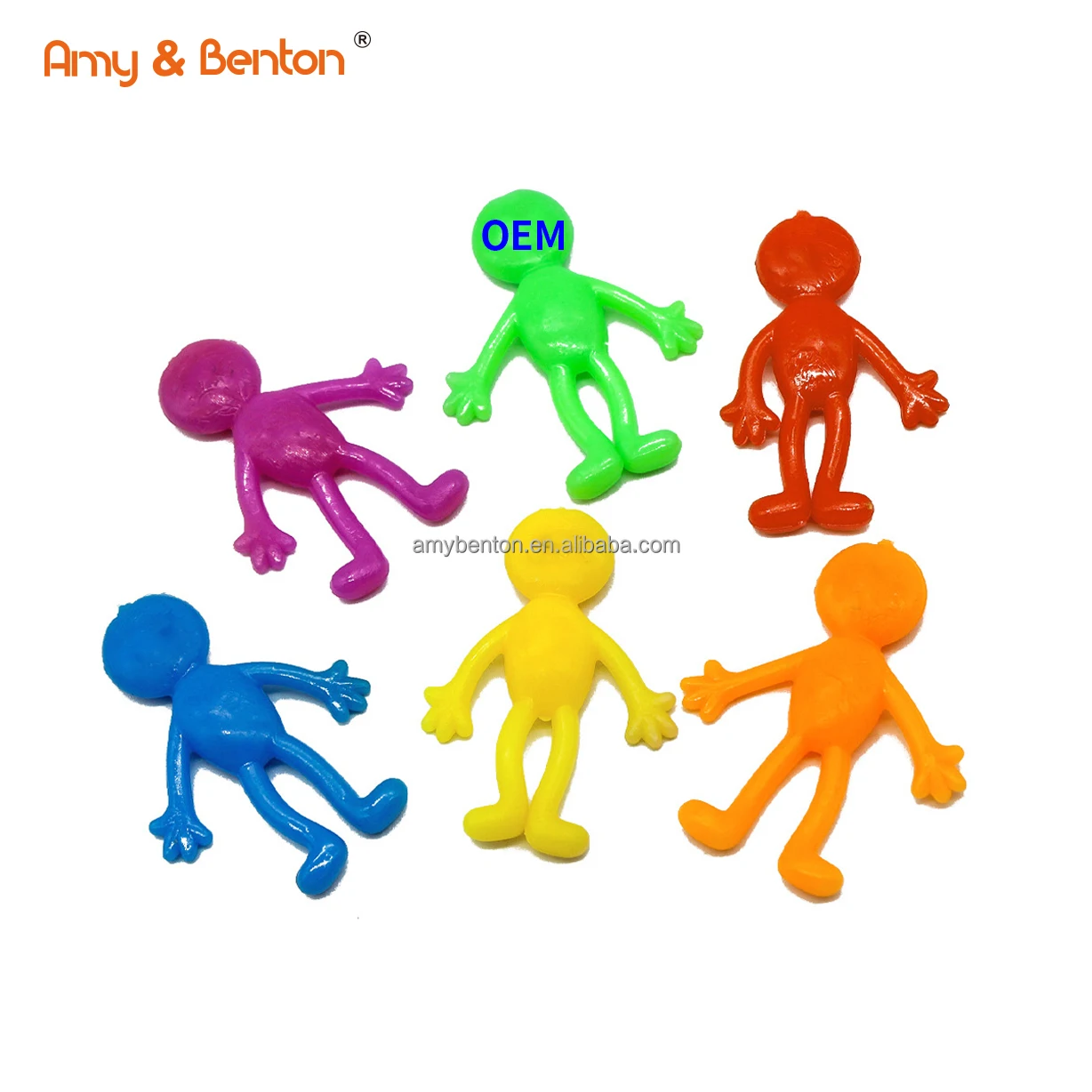Hot Sale Novelty Stretchy Bendable Man Tpr Party Favor People Sticky Hand Sensory Gel Toy For