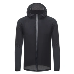2026 High Quality Waterproof Running Sports Jacket with Hood Thin Stand Collar Coated Processed