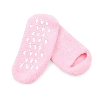 2024 Custom Moisturizing Skin Care Foot Care Sock High Quality Spa Cooling Silicon Gel Socks