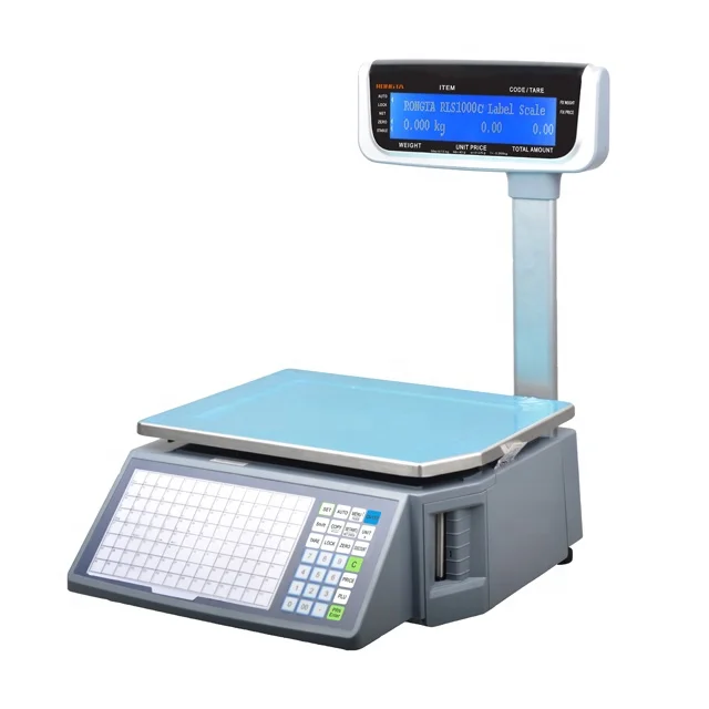   Retail Butcher Shop Scales with Label Printer