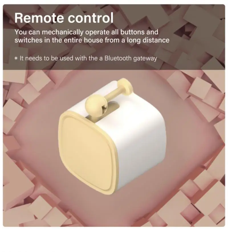 Rsh smart switch tuya, novo, o menor robô adaprox fingerbot, braços mecânicos inteligentes, app, controle remoto, funciona com alexa e google home
