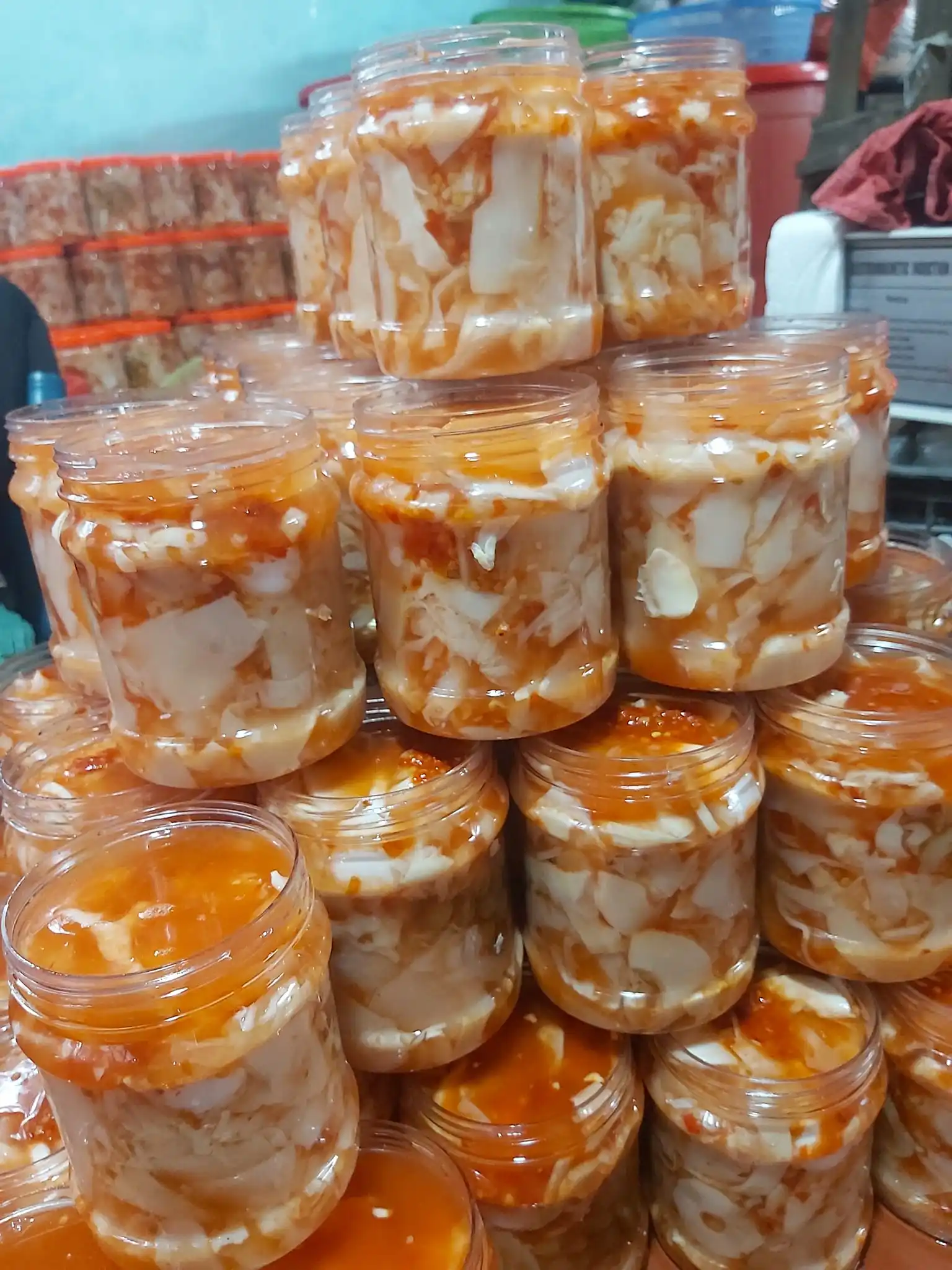 PICKLED BAMBOO SHOOTS CHILLI in Glass JarVEGETABLES PICKLED - Whatsap Linda 0084 989 322 607