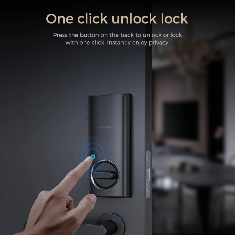 Arpha Al501 Security Deadbolt Smart Lock 3 In One Doorbell Camera Twoway Talk With Tuya App