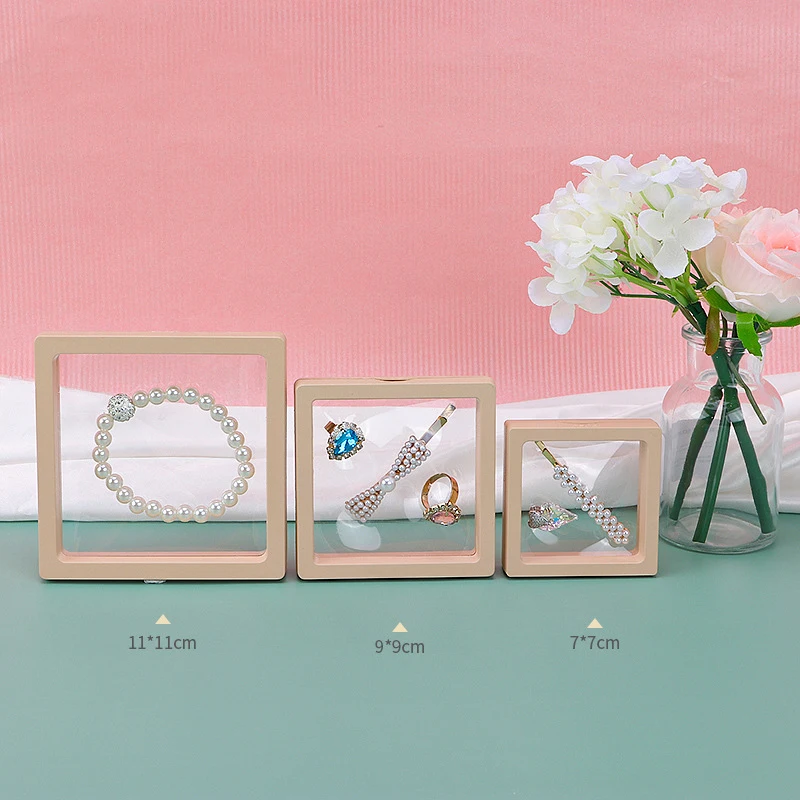 Thin Suspension Frame Display Case 3d Floating Transparent Dustproof