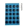 20pcs-7mm Black Control and mute