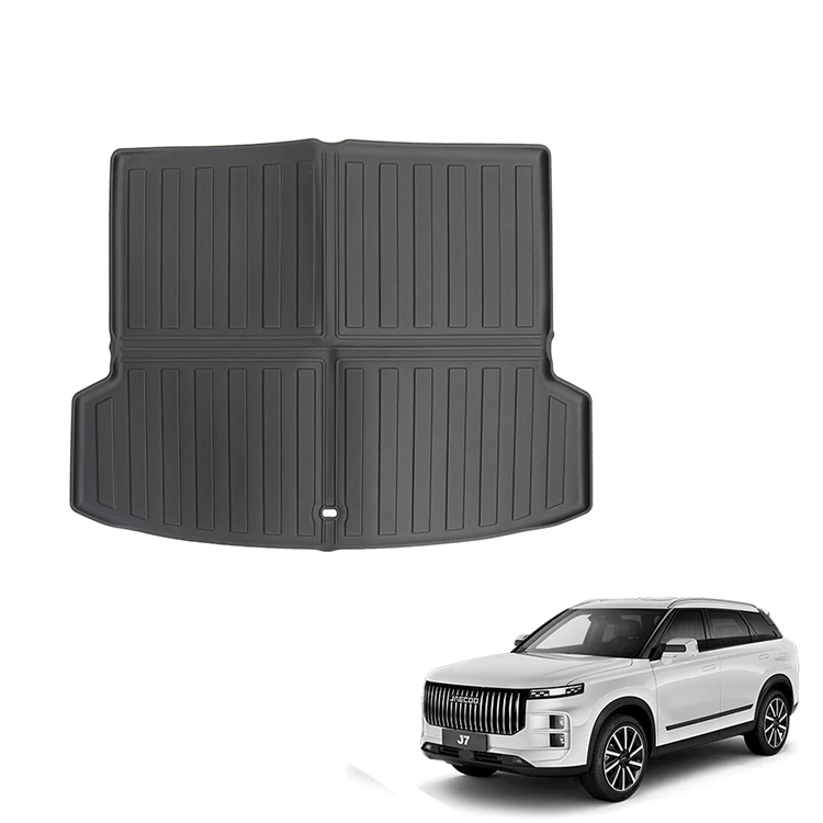 Автомобильные аксессуары для Chery Jaecoo J7, коврик в багажник сзади, водонепроницаемый резиновый коврик из ТПЭ, подложка для груза, внутренний аксессуар