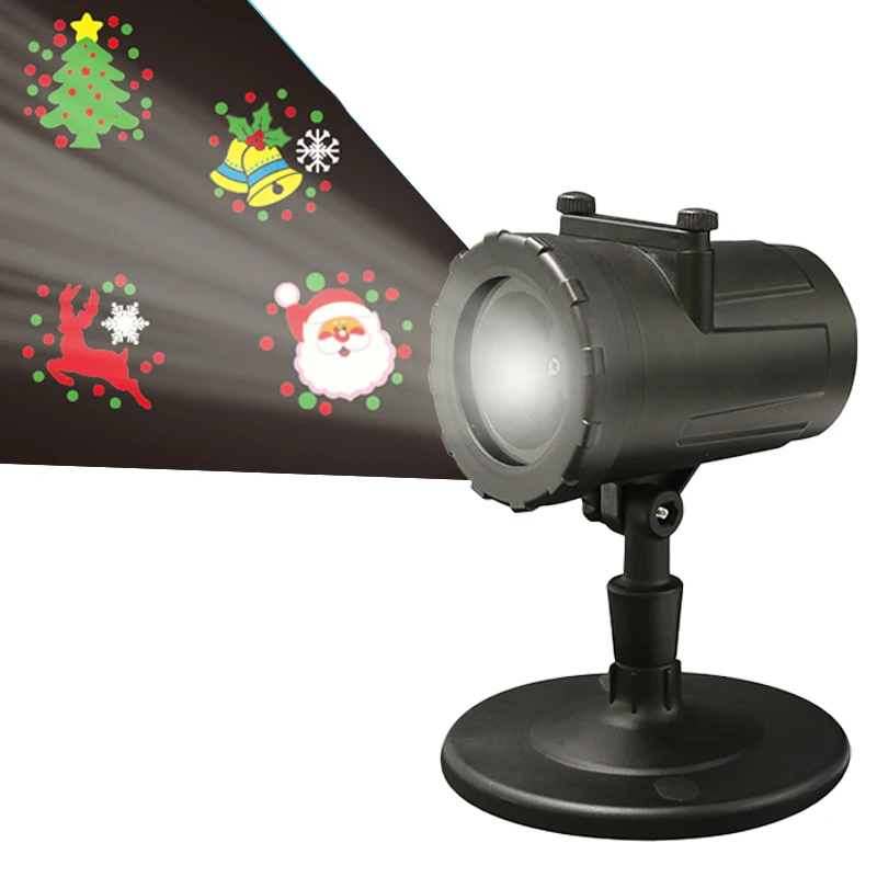 KSWING  Led Festival Light with Pattern Moving Garden Outdoor Spike Light