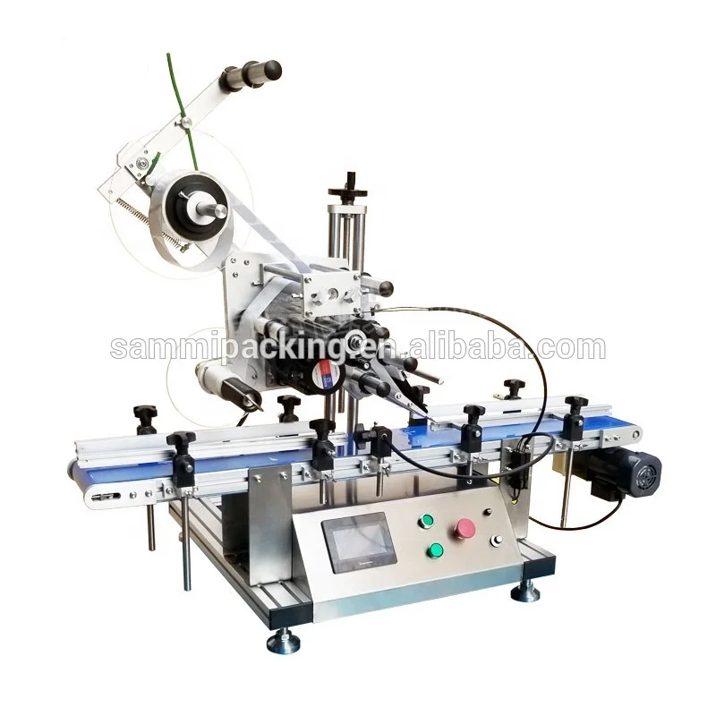 Desktop Adhesive Labeling Sticker Machine for Automatic Flat Surface ...