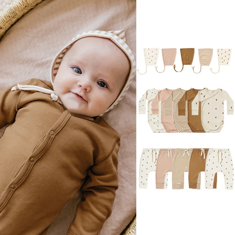 NEW ARRIVAL Customized Pat Pat Baby Buttocks Wrapped Clothes Long Sleeved Personalised Baby Grows Clothes From 0 to 3 Months