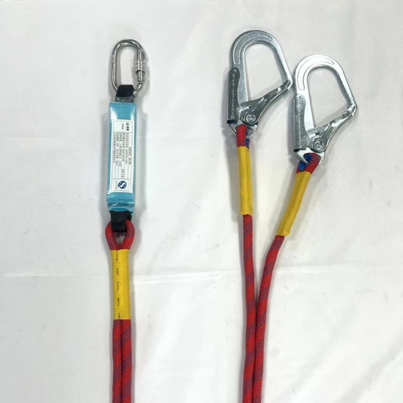 Safety Belt Safety Harness Fall Protection Full Body Roofing Harnesses with Shock Absorbing Lanyard