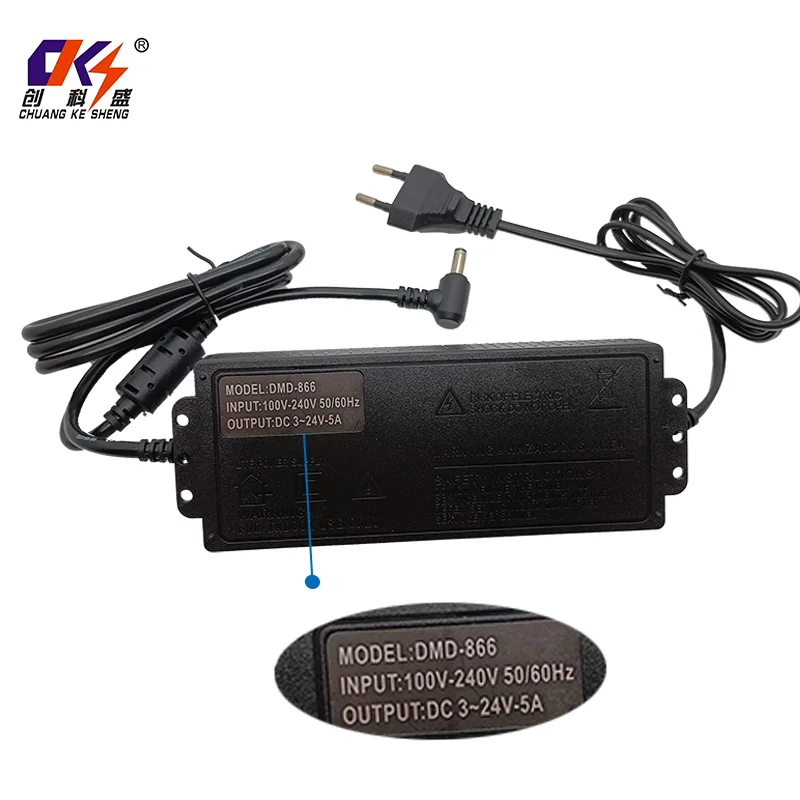 product cks 3 24v 5a adjustable switching power adapter ac to dc adjustable voltage power adapter for router cctv laptop-2