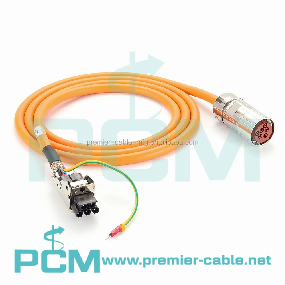 M40 6 Cores Power Cable for Siemens 6FX5002-5DS51-1AD0 Compatible supplier