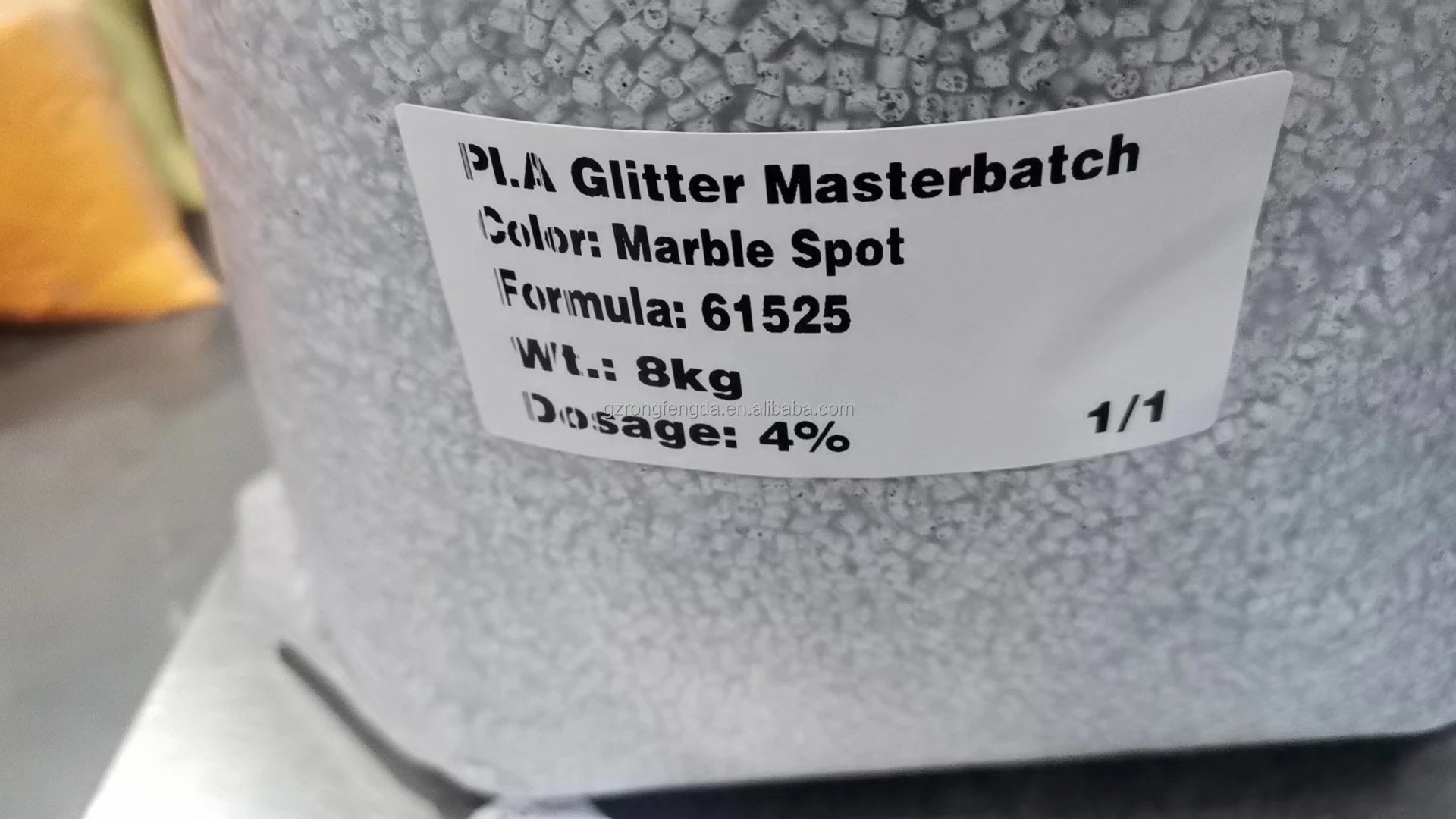 Rongfeng Masterbatch Factory PLA Glitter Masterbatch Custom Colors ...