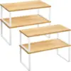 Plateau de table beige avec pieds blancs
