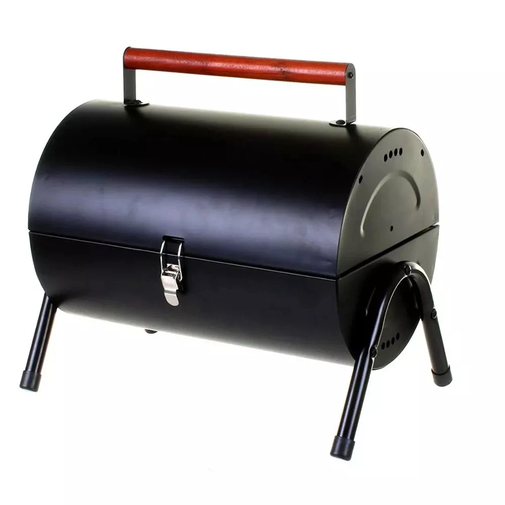 Factory Price Stainless Steel Compact Portable Mini Oil Drum Cooking Double Side Bbq Grills for Outdoor