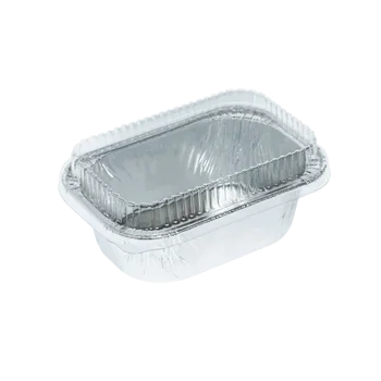 Laixin 4003 Small Aluminum Foil Box Rectangular for Baking Aluminum Foil Container for Cake Pudding