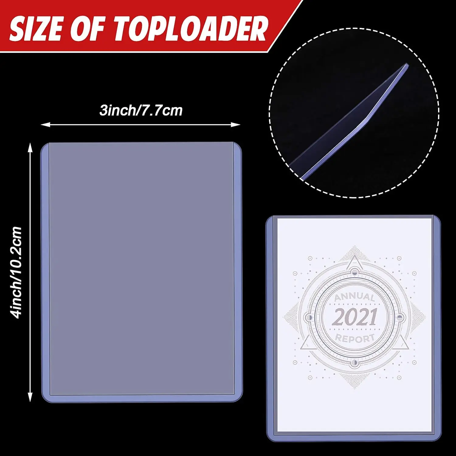 Card Protector PVC Waterproof Plastic Card Holder Transparent Credit Card Sleeves for Business Sleeves