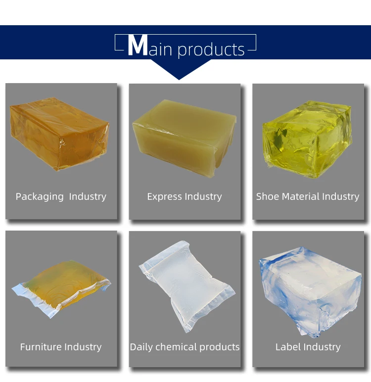 White Clear Eva Hot Melt Block Ecofriendly Hot Melt Adhesive For