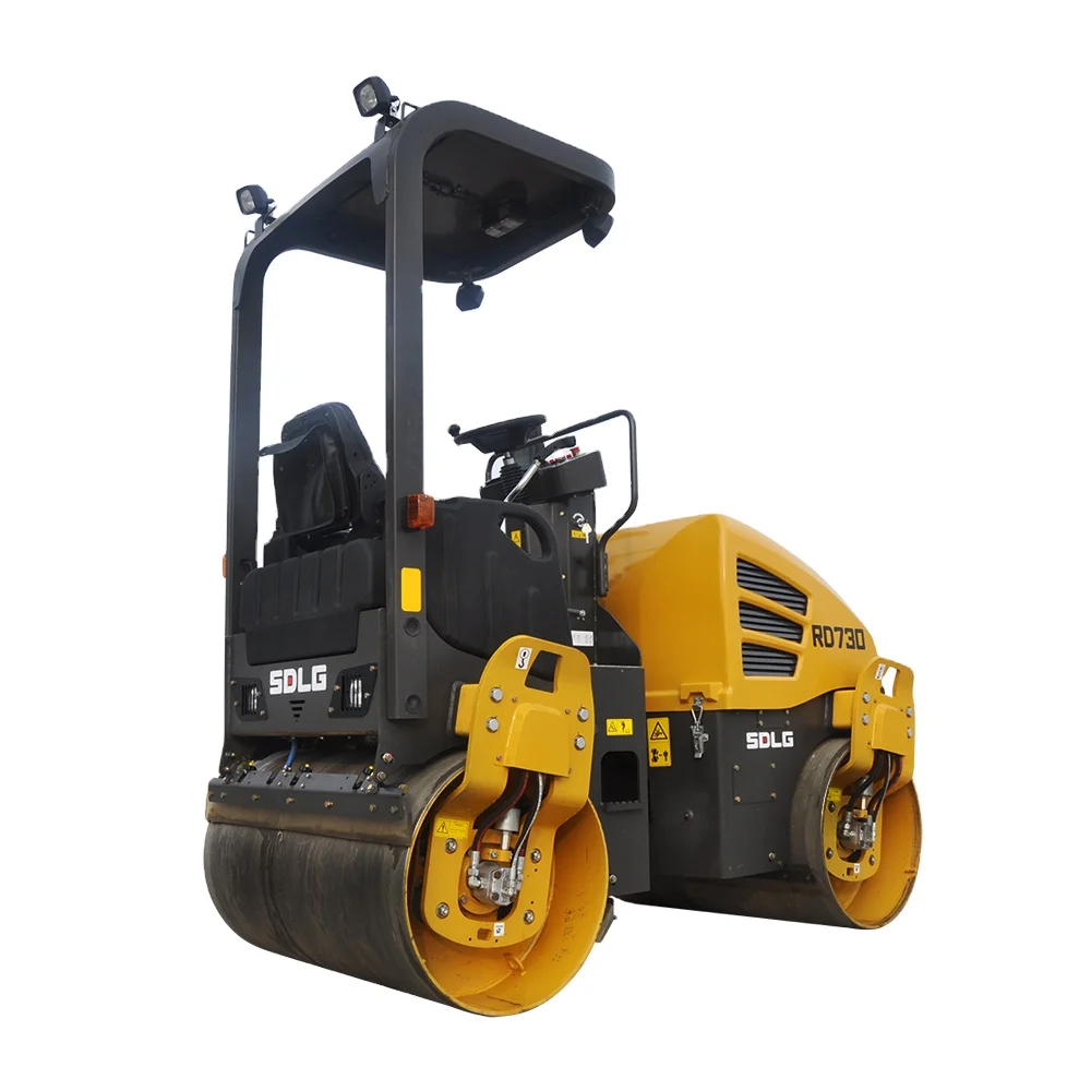 sdlg rd730 mini double drum mini asphalt vibratory road roller