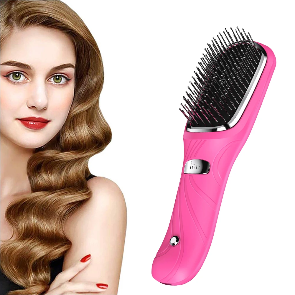 MK-305 Горячая Распродажа портативная электрическая ионная Массажная щетка для