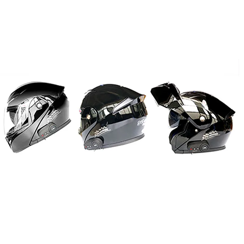 Kuqibao 818 Helmet - Full Face, Bluetooth, and Anti-fog