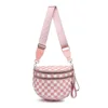 Pink White Checkerboard