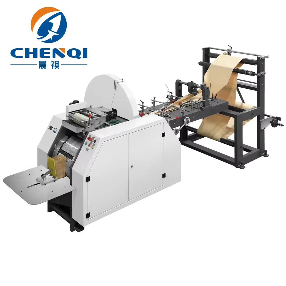 Chenqi JYS High Speed V-Bottom Shopping Bag Paper Bag Machine 400/650/850V Manufacturing Machine