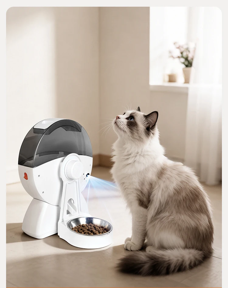 Wholesale New Smart Pet Feeder with 1080P Camera WiFi Remote Video Automatic Timing Feeding Pet Supplies manufacture