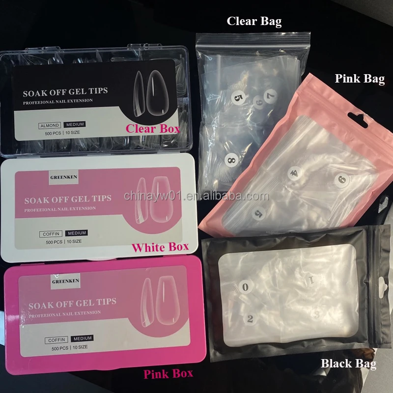 3 In 1 Solid Gel Tips Nail Glue Uv Led Lamp 3060s Easy Soak Off Nail