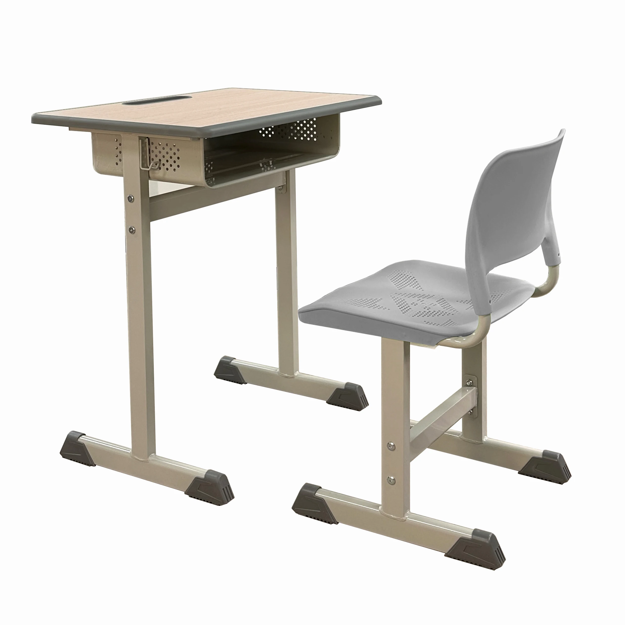 Art Metal Single School Furniture Classroom Table Student Seat for ...