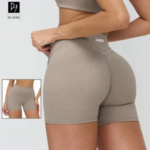New High Waist Push up Peach Butt Yoga Running Fitness Sports Lift Hip Running Shorts Outdoor Fitness Biker Women Yoga Shorts