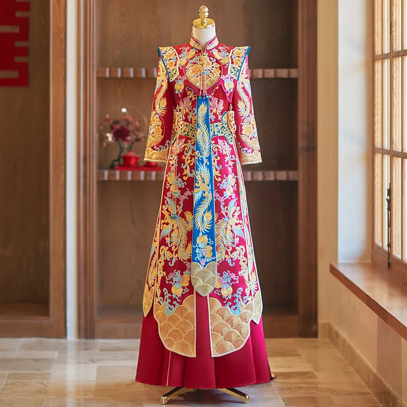 Xiuhe Spring Wedding Dress Bride 2025 New Letter Print Polyester Loose Fit High-end Chinese Wedding Toasting Outfit| Alibaba.com Xiuhe Spring Wedding Dress Bride 2025 New Letter Print Polyester Loose Fit High-end Chinese Wedding Toasting Outfit| Alibaba.com