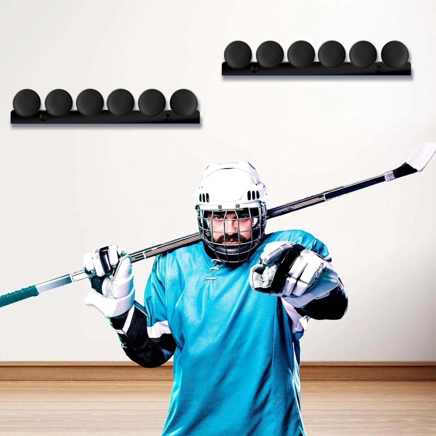 Acrylic Double Hockey Puck Display Case - OUT OF STOCK - Polynex, Inc