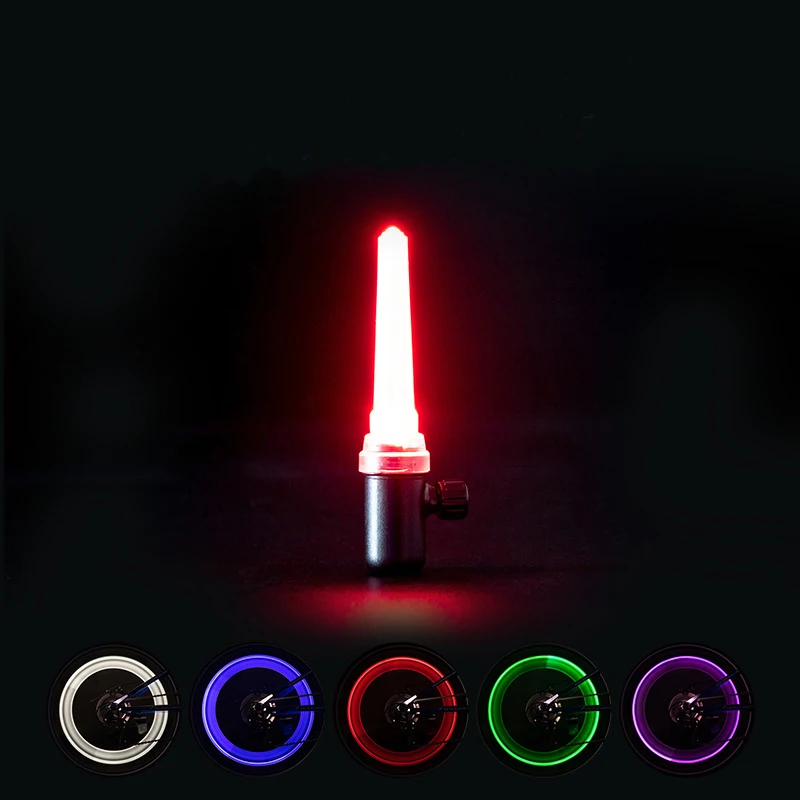 Cycling Bike LED Spoke Wheel Lights with Battery IPX55 Waterproof 10 Hours Runtime for Over 24 Inch Bikes